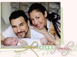 Adrian Paul and Alexandra Tonelli with new daughter Angelisa